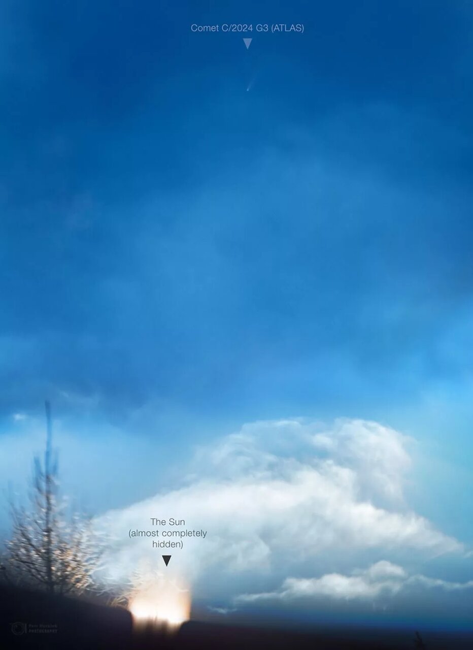 ثبت تصویر درخشانترین دنبالهدار ۲۰۲۵ /عکس