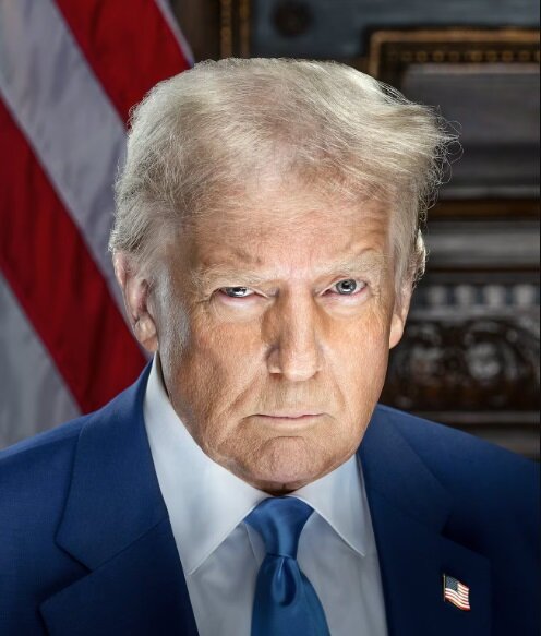 پرتره ترامپ منتشر شد/تحلیل سیانبیسی از چهره رئیسجمهور آمریکا/عکس