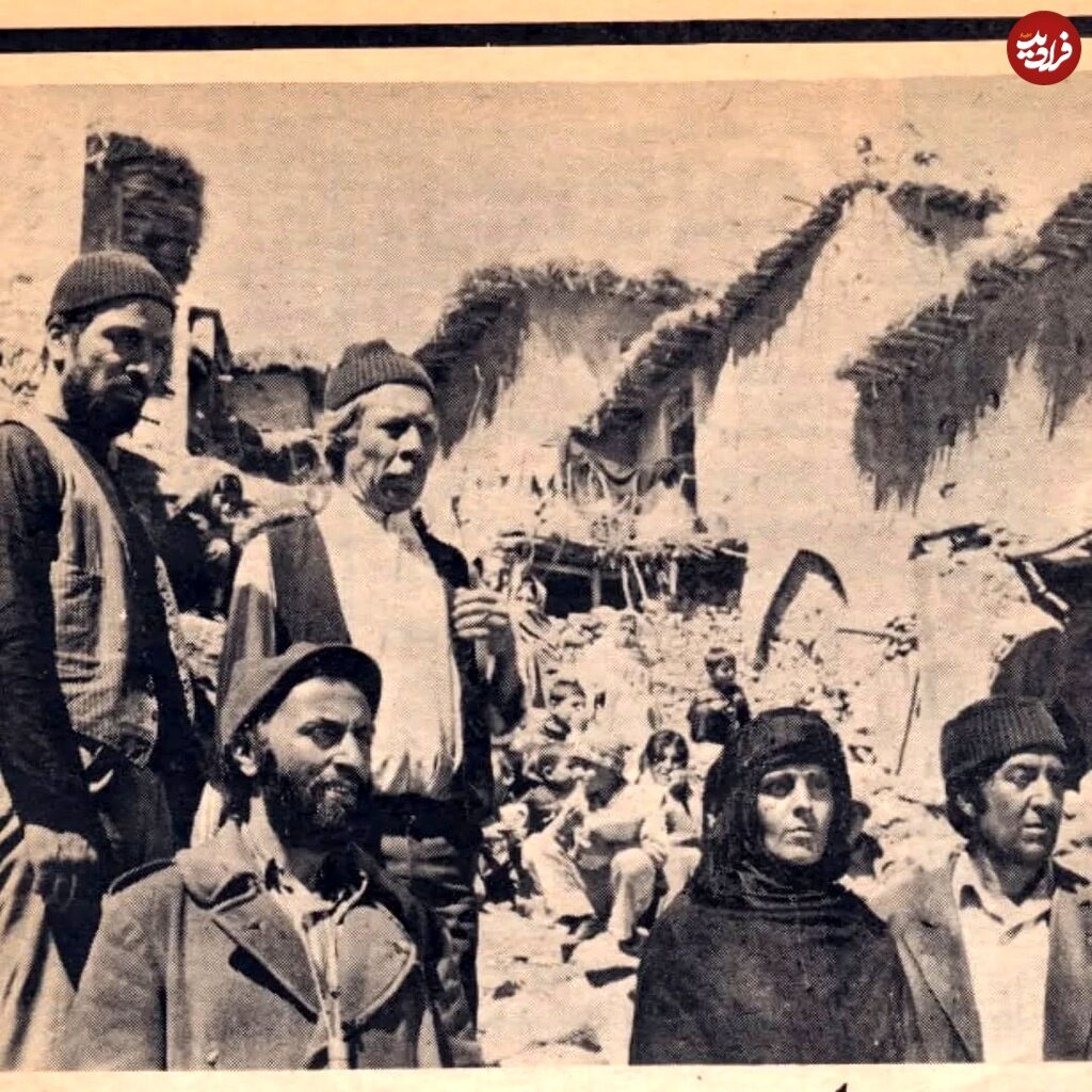 عکس | قابی از تاریخ؛ آهو خردمند، داوود رشیدی و سعید راد در نمایی از فیلم مرز در سال ۶۰