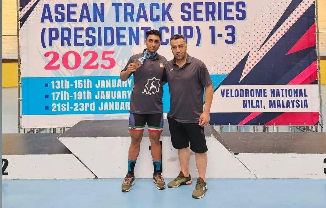 عکس| مدال سرعتی برای ملی پوش ایران