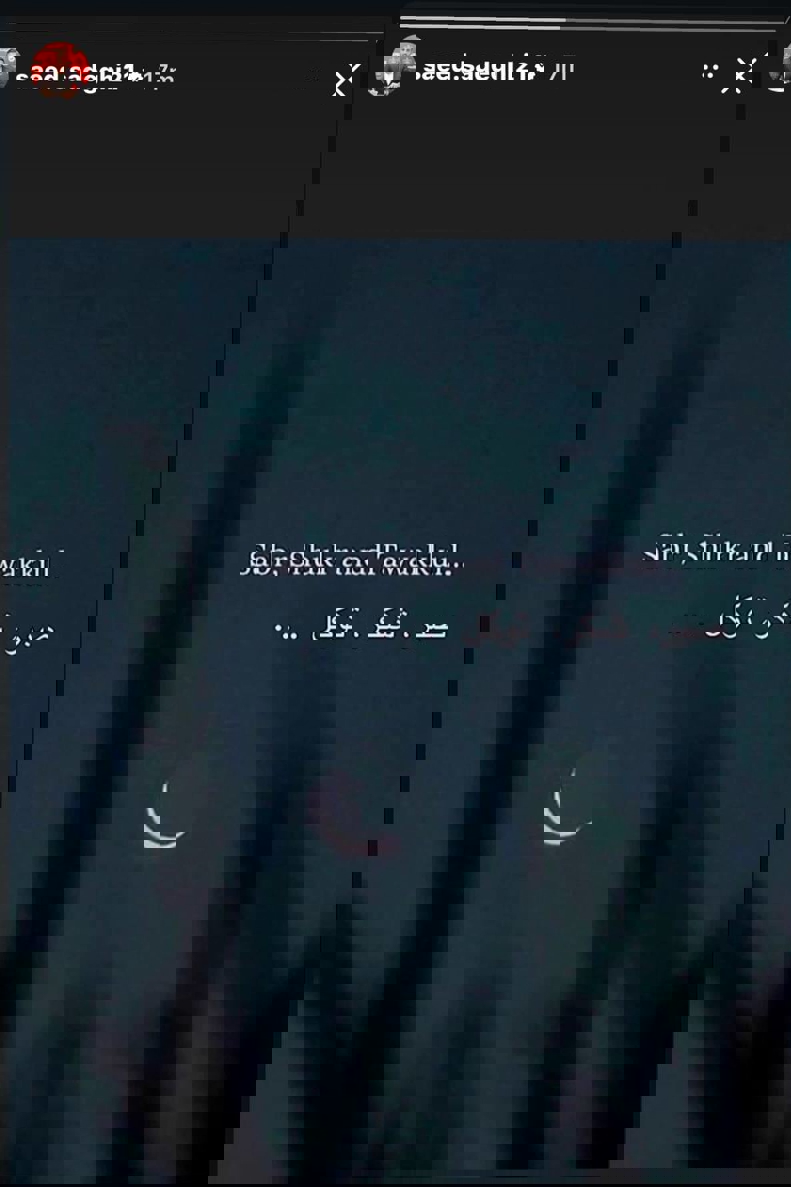 عکس| استوری پرابهام سعید صادقی!