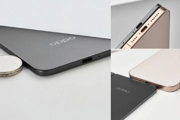 عکس | باریکترین گوشی جهان کنار آیفون