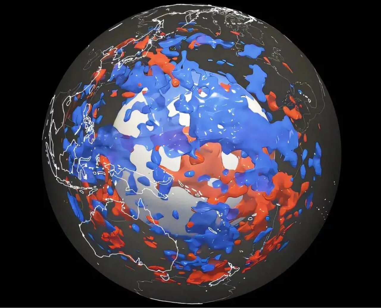 کشف تودههایی ناشناخته در گوشته زمین