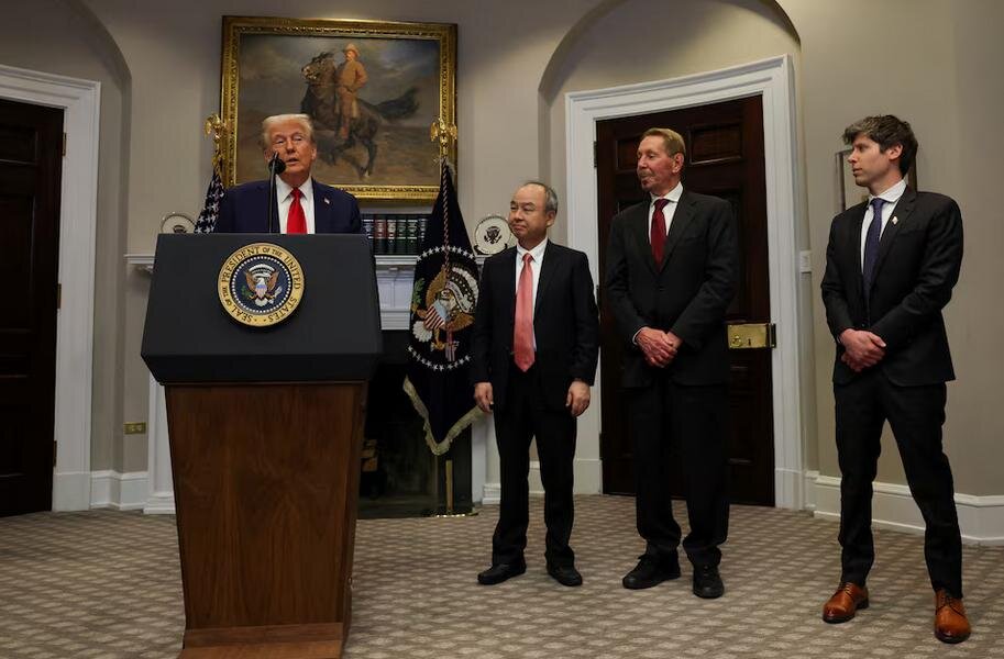 سرمایهگذاری ۵۰۰ میلیارد دلاری روی زیرساخت هوش مصنوعی در آمریکا