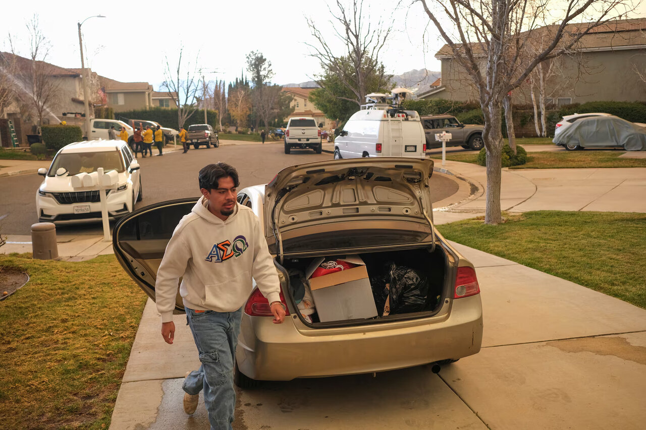 تصاویر تکاندهنده از موج جدید آتشسوزی در لسآنجلس و فرار مردم