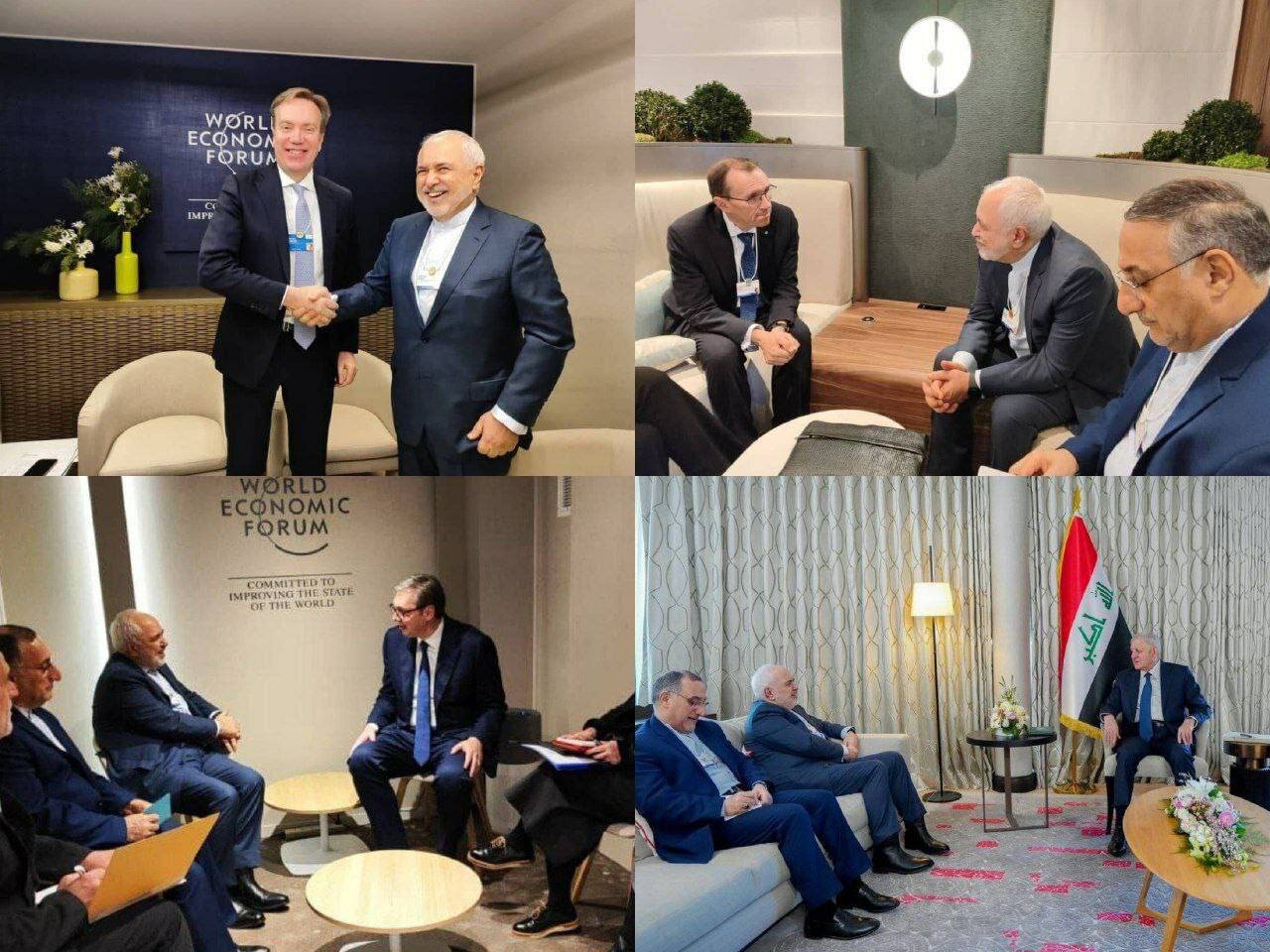 تصاویری از دیدارهای فشرده ظریف در سوئیس/ معاون راهبردی رییسجمهور به تهران بازگشت