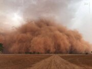 ببینید | طوفان سنگین شن در مصر