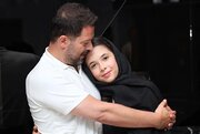 عکس | ژست خاص پدر - دختری؛ پژمان بازغی و دخترش نفس در کنسرت سهراب پاکزاد