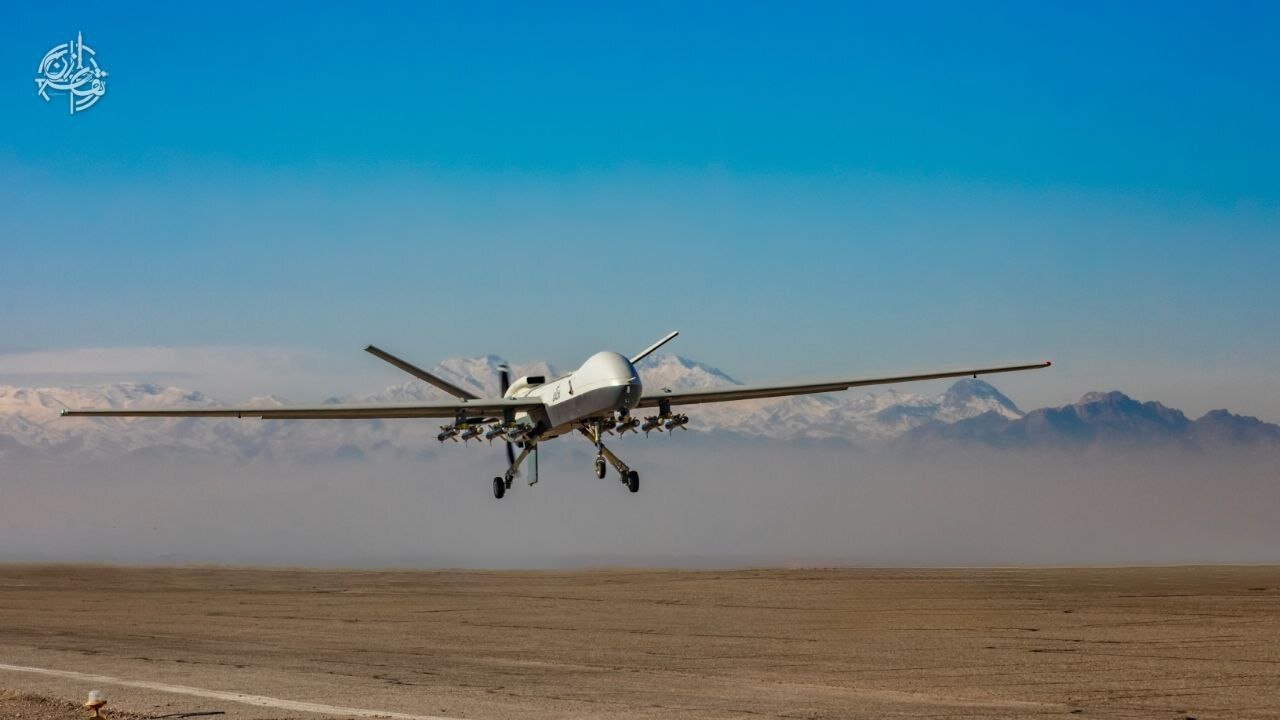 قدرتنمایی «غزه» / پرواز بزرگترین پهپاد ایران با ۸ بمب هدایتشونده