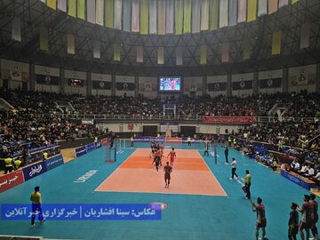 دیدار لیگ برتر والیبال "شهرداری ارومیه - فولاد سیرجان ایرانیان"