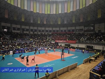 دیدار لیگ برتر والیبال "شهرداری ارومیه - فولاد سیرجان ایرانیان"