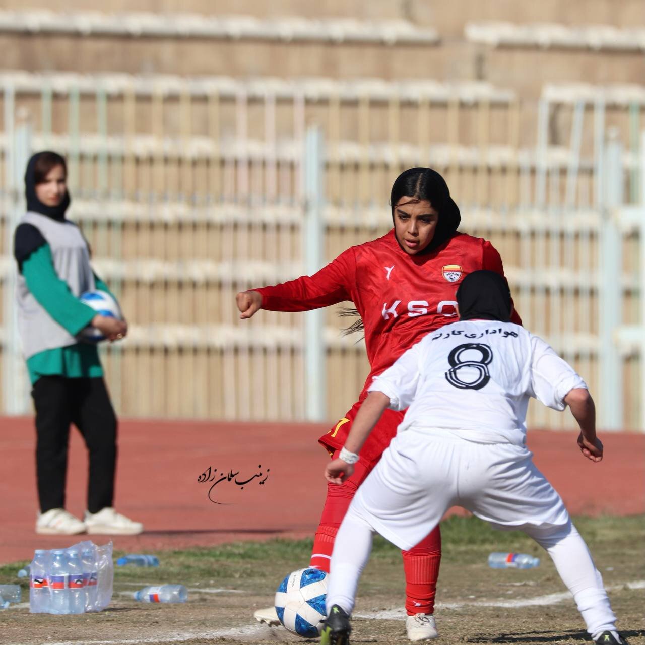 تصاویر | دیدار فوتبال بانوان فولاد خوزستان و پرسپولیس تهران