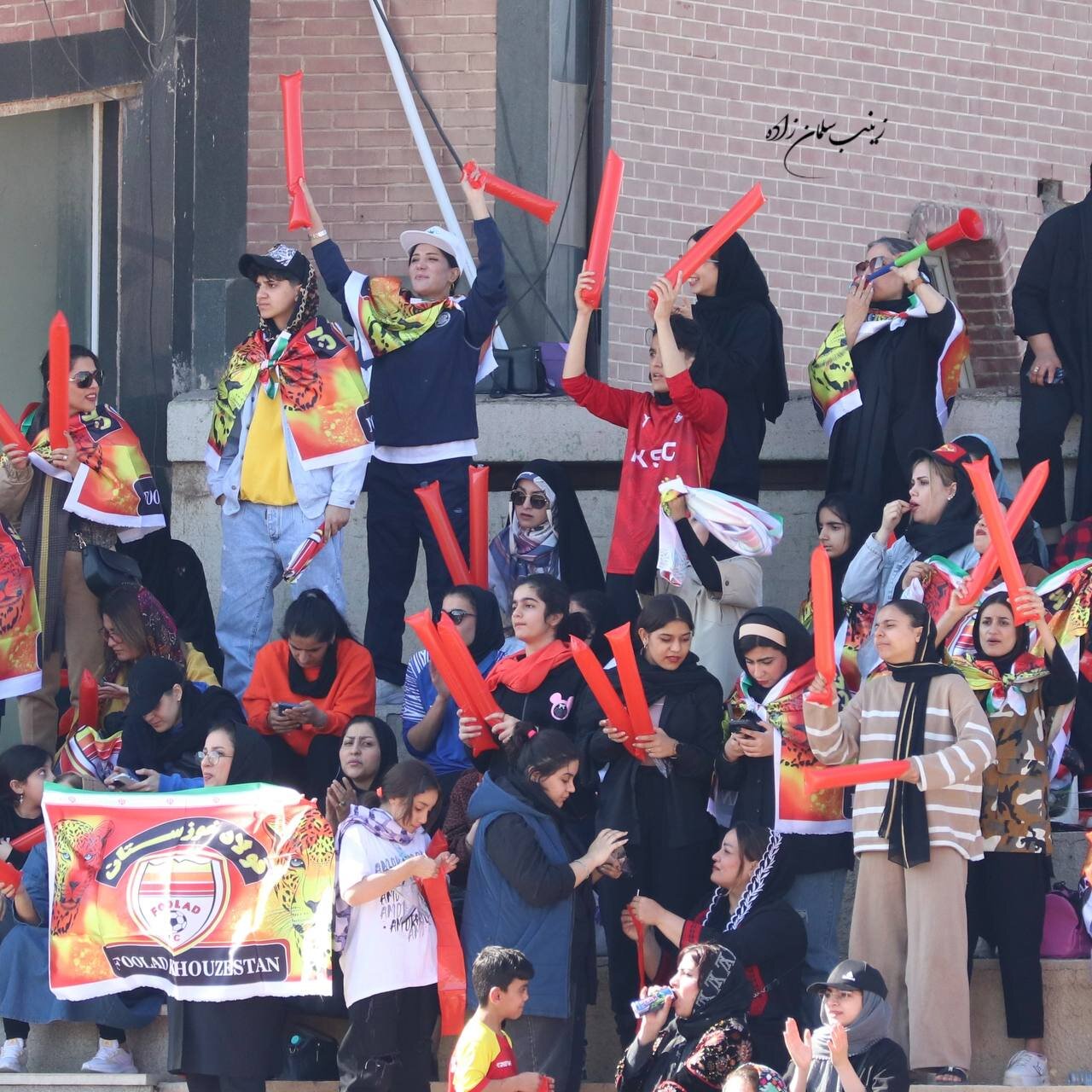 تصاویر | دیدار فوتبال بانوان فولاد خوزستان و پرسپولیس تهران
