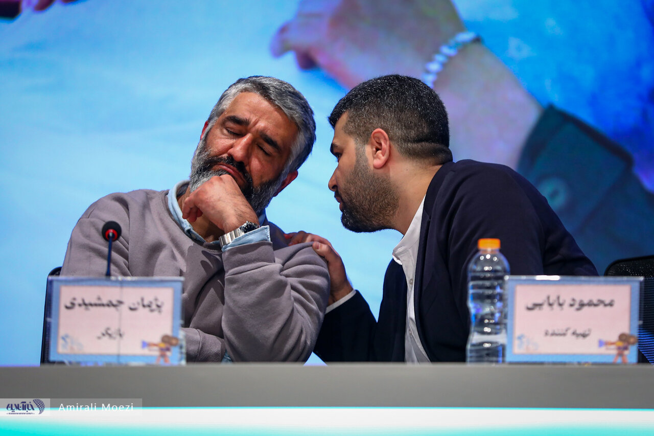 قاب‌هایی پر خبر از نشست رسانه‌ای فیلم «آنتیک» با حضور پژمان جمشیدی در جشنواره فیلم فجر