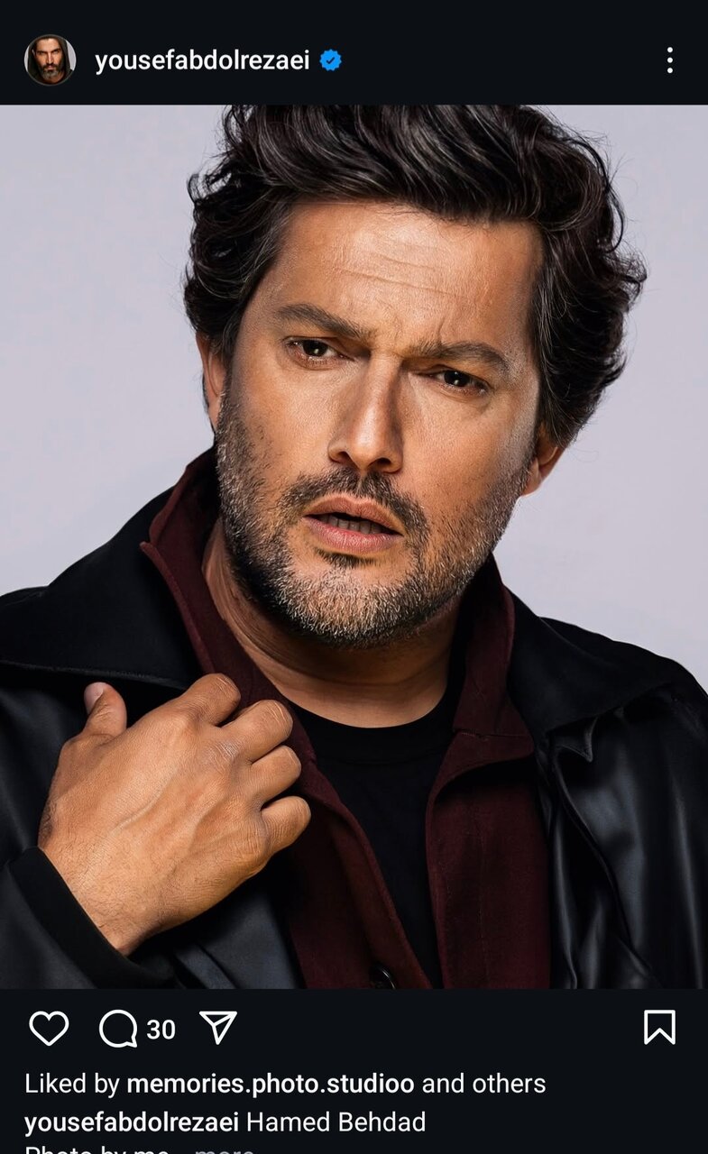 حامد بهداد در قابی جدید حامد بهداد در قابی جدید