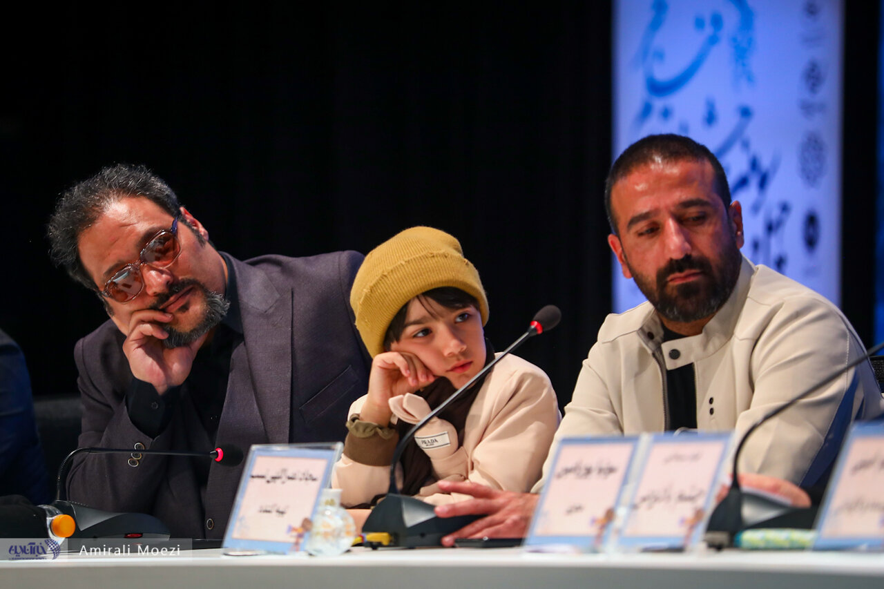 فوتوکال و نشست پرسش‌وپاسخ فیلم «چشم بادومی» برگزار شد