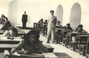 عکس/ تهران قدیم؛ دبیرستان دخترانه بهجت در میدان خراسان