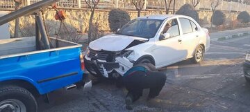 تصادف زنجیرهای ۱۱ خودرو در این اتوبان تهران/ عکس تصادف زنجیرهای ۱۱ خودرو در این اتوبان تهران/ عکس