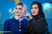 تصاویر | استایل جالب الناز ملک و ساناز سعیدی در فوتوکال فیلم «پیش‌مرگ»