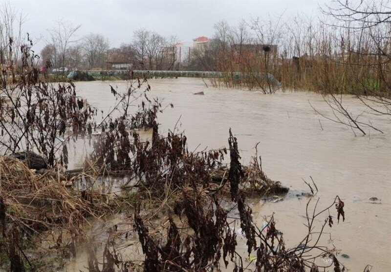 این شهر شمالی زیر آب رفت/ بارش ۱۳۰ میلیمتر باران