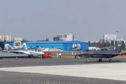 نزدیک‌ترین برخورد سوخو ۵۷ روسی با اف ۳۵ آمریکایی/ عکس