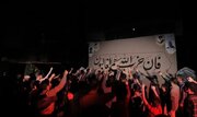ببینید | کفن‌پوشی هیئتی‌های یزد در حمایت از رهبری