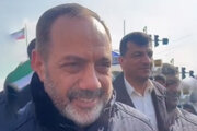 ببینید | وزیر دفاع در راهپیمایی ۲۲ بهمن: ما در شرایط تهدید و تحریم مذاکره نمی‌کنیم