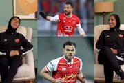 ببینید | علاقه زنان پرسپولیس به ناصر حجازی، رونالدو و علی دایی!