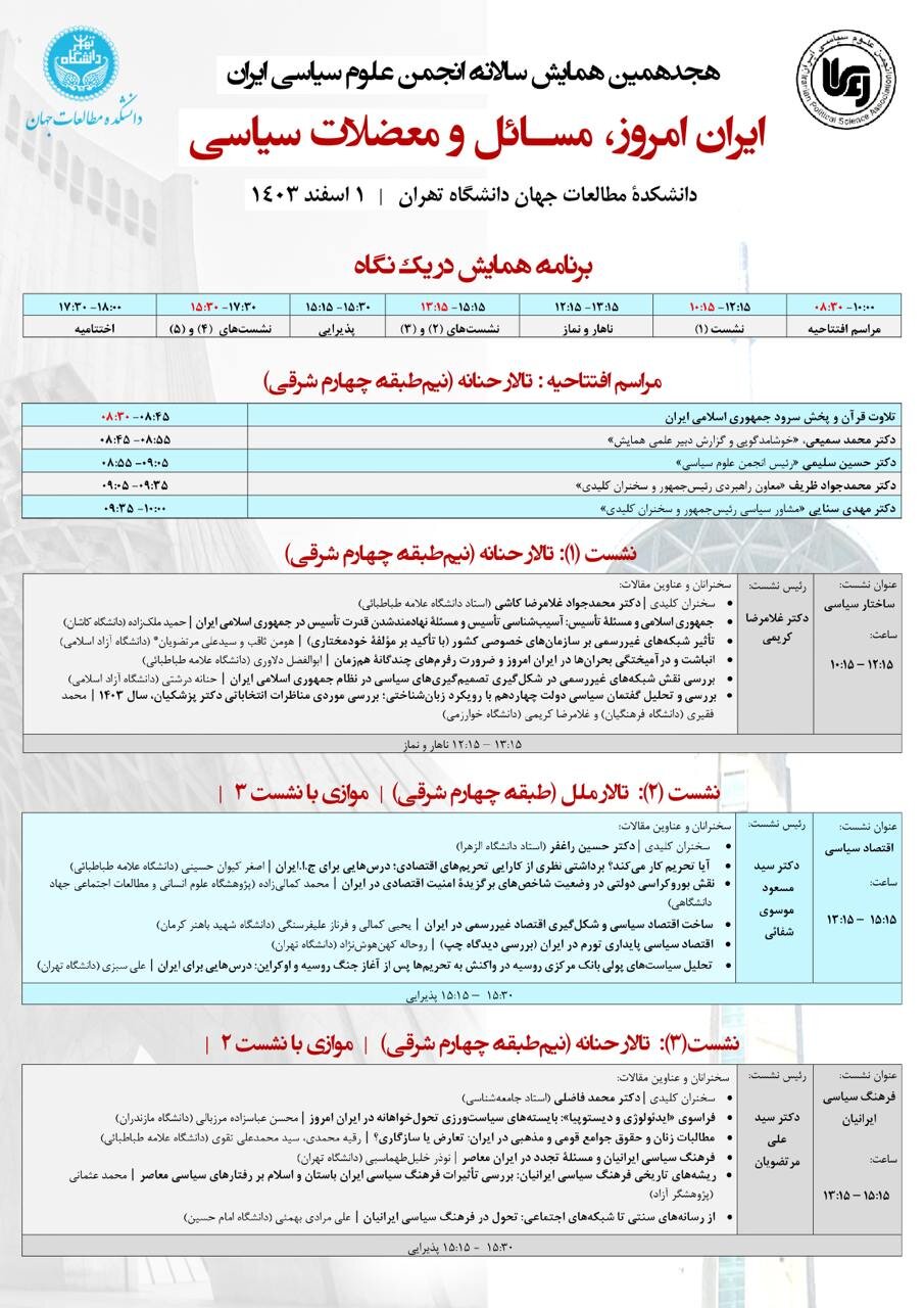 سخنرانی ظریف در دانشگاه تهران / ایران امروز؛ مسائل و معضلات سیاسی