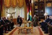 تحویل نامه اوجالان به مسعود بارزانی