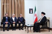 دبیرکل جنبش جهاد اسلامی فلسطین و هیئت همراه با رهبر انقلاب دیدار کردند