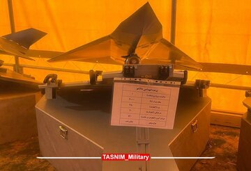 پهپاد پنهان‌کار جدید سپاه / با سرعت ۵۱۰ کیلومتر هدف را نابود می‌کند / عکس