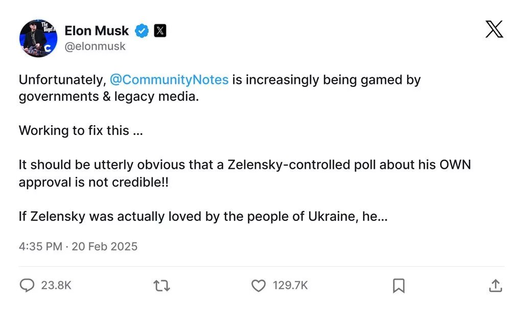 ایلان ماسک در صدد یک تغییر اساسی در شبکه اجتماعی ایکس قابلیت Community Notes