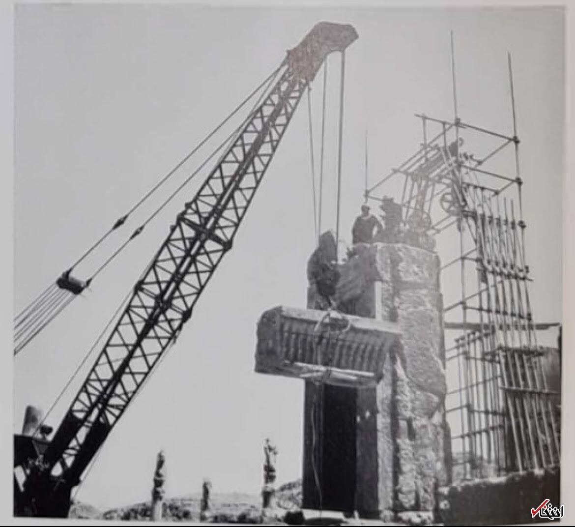 عکس/ مرمت تختجمشید توسط گروه ایتالیایی