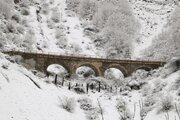 ببینید | زمستان ریلی منطقه شمال در سوادکوه