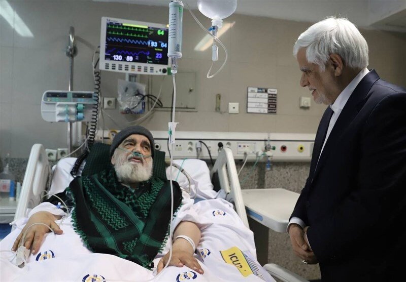 عیادت معاون اول رئیسجمهور از آیت الله جاودان