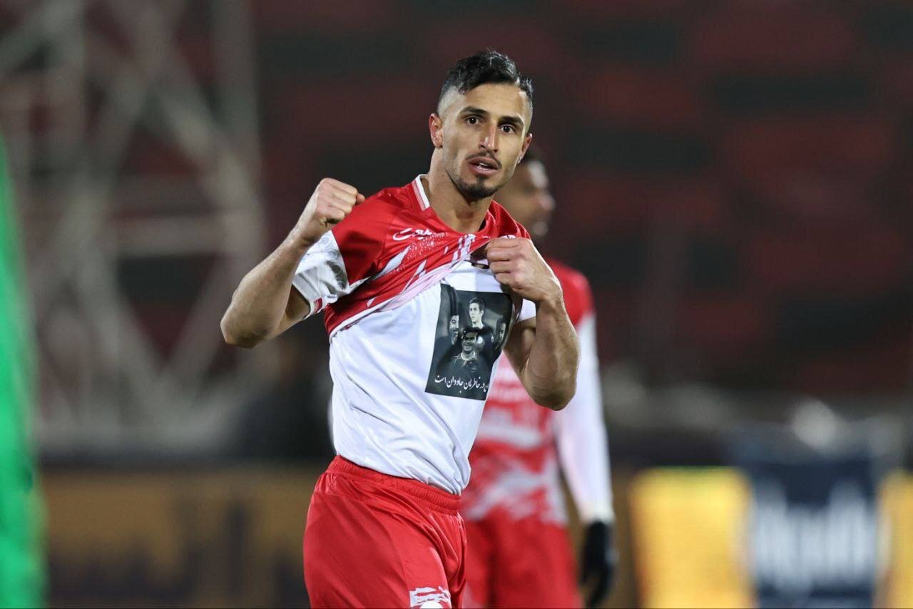 عکس | شادی خاص علی علیپور پس از گلزنی در دربی