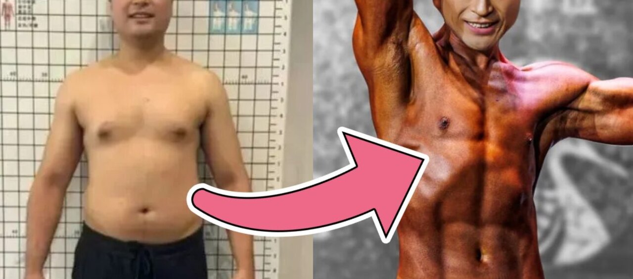 پزشکی که در ۴۲ روز ۲۵ کیلوگرم وزن کم کرد و برنده مسابقات بدنسازی شد!/ عکس