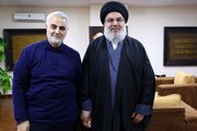 ببینید | جمله سیدحسین نصرالله بعد از دیدن انگشتر خونین شهید سلیمانی / روایت زینب سلیمانی را بشنوید