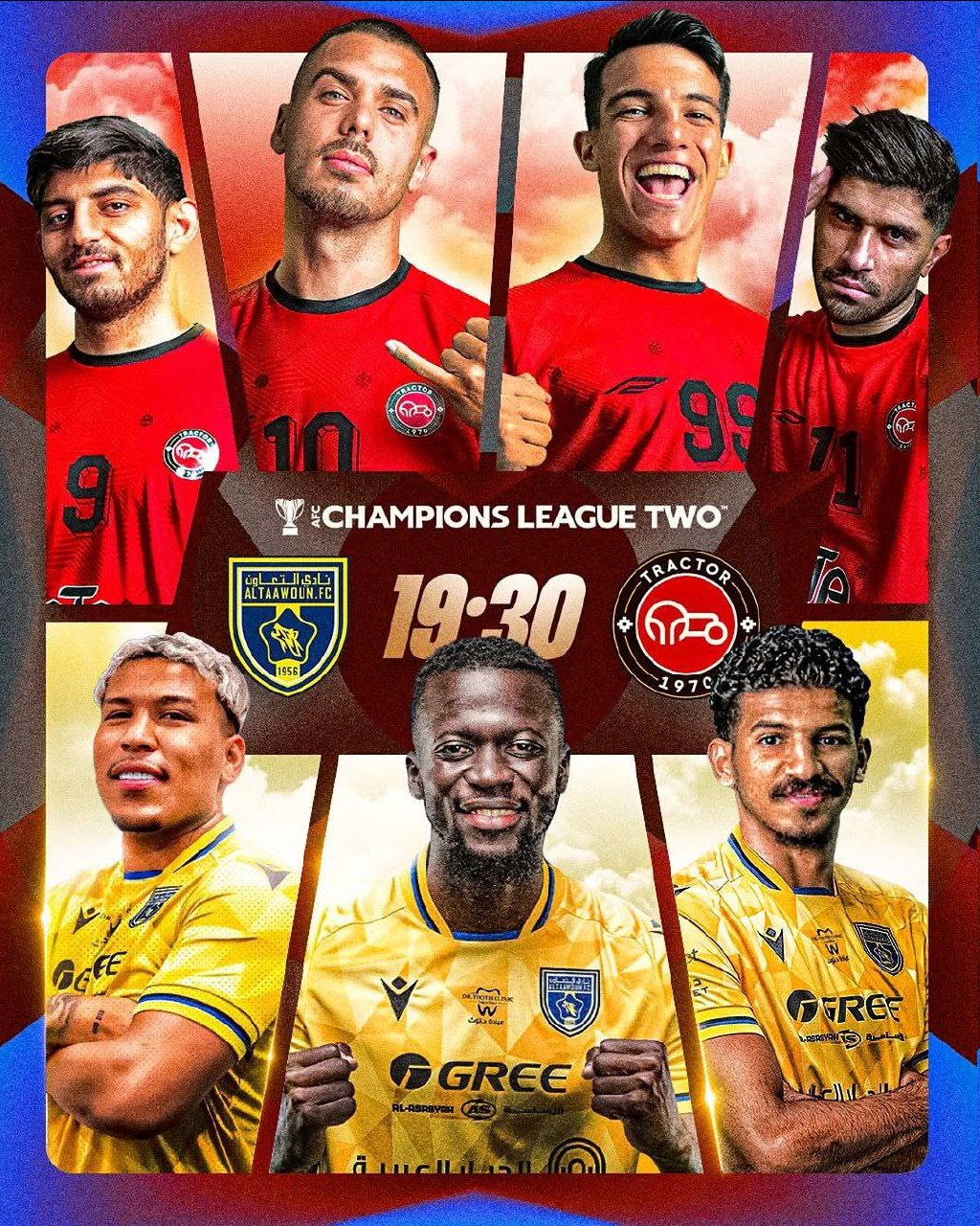 عکس| پوستر ایافسی برای دیدار تراکتور و التعاون