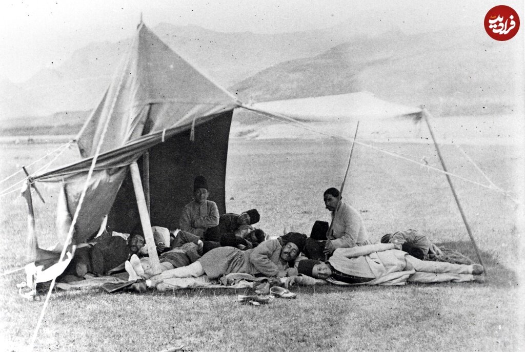 عکس/ سفر به عصر قاجار؛ همراه با اردوی ناصرالدین‌شاه در دماوند