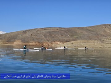 پایان چهارمین اردوی تیم ملی روئینگ در سد شهرچای ارومیه