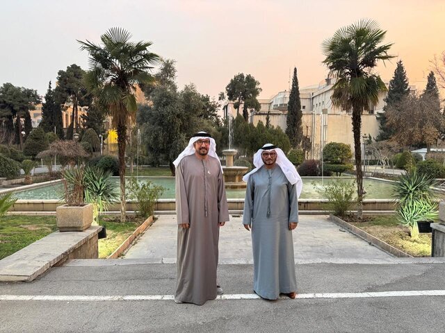 روایت قرقاش از دیدار با عراقچی در تهران/عکس