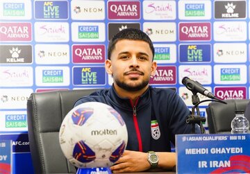 قایدی: امیدوارم روحیه خوبی به مردم ایران بدهیم قایدی: امیدوارم روحیه خوبی به مردم ایران بدهیم