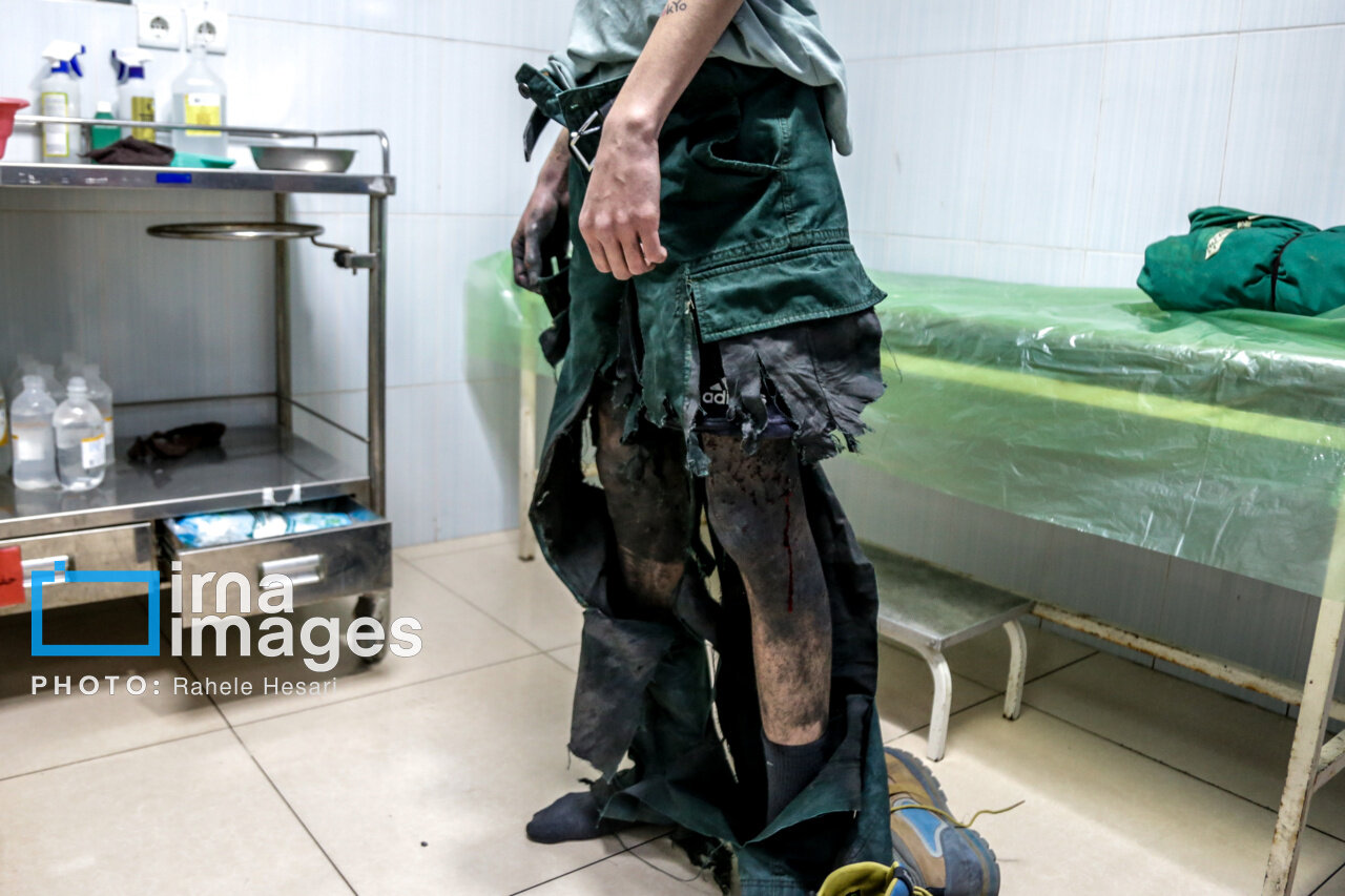 عجیبترین تصویر از مصدومان چهارشنبه سوری امسال