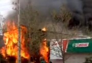 ببینید | انفجار و آتش‌سوزی شدید ناشی از نشت گاز؛ ۲ واحد تجاری و یک واحد مسکونی در بابل طعمه حریق شد