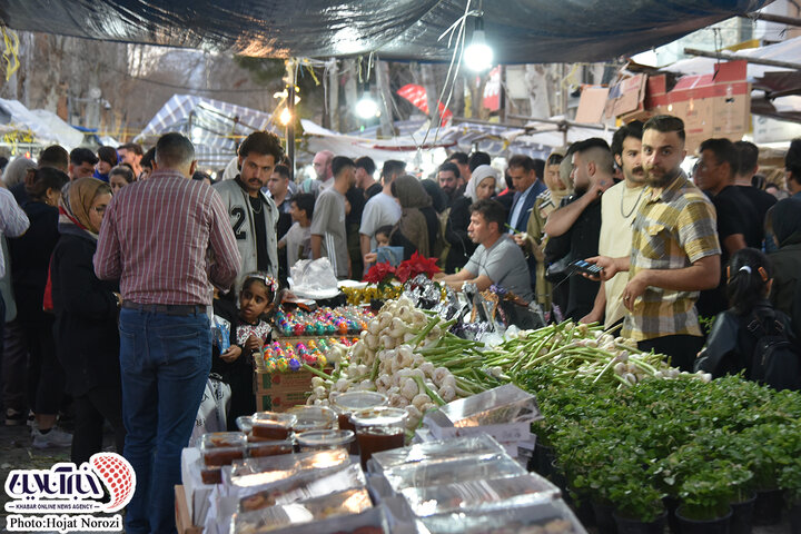 حال و هوای نوروزی بازار ایلام در واپسین روز سال