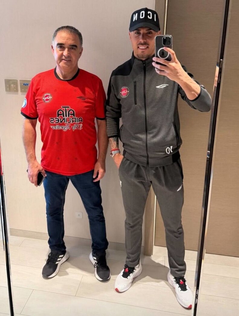 عکس| پدر آلوز تراکتوری شد