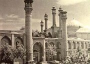 عکس/ سفر به عصر قاجار؛ مسجد سپهسالار در حال ساخت