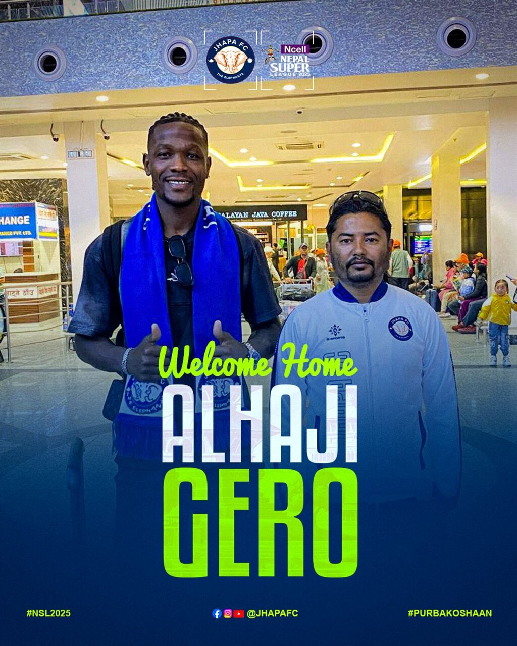 عکس | بازیکن جنجالی استقلال در لیگ نپال!